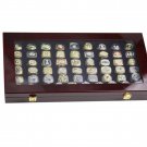 Set 55PCS 1966-2020 NFL Super bowl championship rings 11 size  with  case（498）