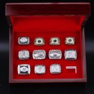 11PCS 2010-2020 Fantasy Football Championship Ring FFL RING Size 11 with  case（501）
