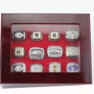 12PCS 2010-2021 Fantasy Football Championship Ring FFL RING  with  case（509）