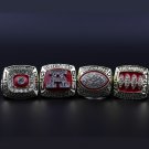 4PCS Set Buffalo Bills AFC super bowl championship ring size 11 without  case（514）
