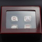 4PCS Set Buffalo Bills AFC super bowl championship ring size 11 with  case（514）