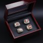 4PCS Set Buffalo Bills AFC super bowl championship ring size 11 with  case&iuml;&frac14;�514&iuml;&frac14;�
