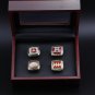 4PCS Set Buffalo Bills AFC super bowl championship ring size 11 with  case&iuml;&frac14;�514&iuml;&frac14;�