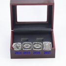 4PCS 2014-2017 Fantasy Football Championship Ring FFL RING Size 11  with  case（523）