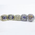 5PCS Los Angeles Rams Super Bowl Championship Rings size 11  without  case（524）