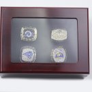 4PCS Los Angeles Rams Super Bowl Championship Rings Set with  case（532）