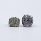 2PCS 1999 2021 Los Angeles Rams Super Bowl Championship Rings Set without  case（533）