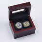 2PCS 1999 2021 Los Angeles Rams Super Bowl Championship Rings Set with case(533)