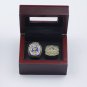 2PCS 1999 2021 Los Angeles Rams Super Bowl Championship Rings Set with case(533)