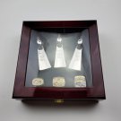 3PCS Denver BRONCOS Super Bowl Championship Rings and Trophy Set with  case（536）