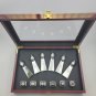 6PCS Oakland Raiders Super Bowl CHAMPIONSHIP RINGS AND TROPHY SET with case (541)