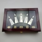 5PCS San Francisco 49ers super bowl championship ring and Trophy Set with case （548）