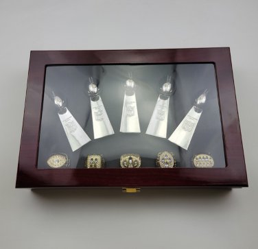 5PCS San Francisco 49ers super bowl championship ring and Trophy Set with case &iuml;&frac14;�548&iuml;&frac14;�