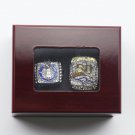 Indianapolis Colts and Denver Broncos Manning super bowl rings with Trophy with  case （547）