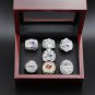 7PCS MVP Brady New England Patriots and Tampa Bay Buccaneers SB rings with case (570)