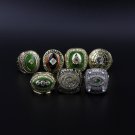 7PCS Set Green Bay Packers super bowl championship ring size 11 without  case （573）