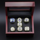 7PCS Dallas Cowboys super bowl championship rings Set 11 size with  case （574）