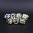 7PCS Dallas Cowboys super bowl championship rings Set 11 size without  case （574）