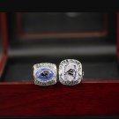 2PCS 2003 2015 Carolina Panthers AFC Super Bowl NFL Champions ring 11 SIZE  with  case（587）