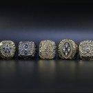Set 5pcs 1971 77 92 93 95 Dallas Cowboys super bowl championship rings without  case（591）