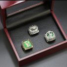 Set 3PCS PHILADELPHIA EAGLES Super Bowl Championship Rings 11 size with  case（592）