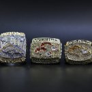 3PCS Set 1997 1998 2015 Denver BRONCOS Super Bowl Championship Rings without  case（596）