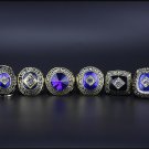 6PCS Los Angles Dodgers World Seires championship rings 11 size without case（987）