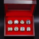 Fulll Set 8PCS San Francisco Giants world series championship rings 11 size with case（995）