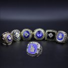 Full Set 7PCS Los Angles Dodgers world series championship rings 11 size without case（996）