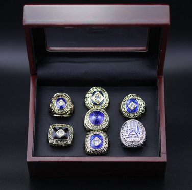 Full Set 7PCS Los Angles Dodgers world series championship rings 11 size with case&iuml;&frac14;�997&iuml;&frac14;�