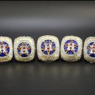 5PCS Names 2017 Houston Astros world series championship rings 11 size without case（998）