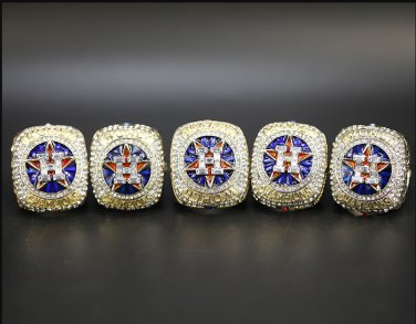 5PCS Names 2017 Houston Astros world series championship rings 11 size without case&iuml;&frac14;�998&iuml;&frac14;�