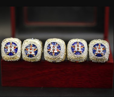 5PCS Names 2017 Houston Astros world series championship rings 11 size with case&iuml;&frac14;�998&iuml;&frac14;�