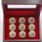 9PCS NAMES 2021 Atlanta Braves MLB world series championship rings 11 size without case&iuml;&frac14;�1001&iuml;&frac14;�