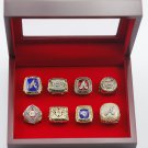 8PCS NAMES 2022 Atlanta Braves MLB world series championship rings 11 size with case（1002）
