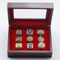 9PCS NAMES 2022 Atlanta Braves MLB world series championship rings 11 size without case(1008)