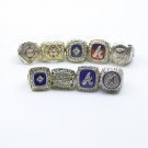 9PCS Atlanta Braves MLB world series championship rings 11 size without case（1010）