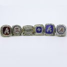 6PCS Atlanta Braves MLB world series championship rings without case（1014）
