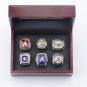 6PCS Atlanta Braves MLB world series championship rings without case&iuml;&frac14;�1014&iuml;&frac14;�