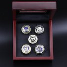 5PCS Philadephia Athletics MLB world series championship rings 11 size with case（1017）