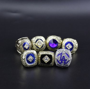 7PCS Los Angles Dodgers world series championship rings 11 size without case&iuml;&frac14;�1022&iuml;&frac14;�