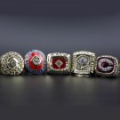 5PCS Cincinnati Reds MLB world championship rings 11 size without case（1028）