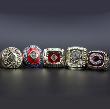 5PCS Cincinnati Reds MLB world championship rings 11 size without case&iuml;&frac14;�1028&iuml;&frac14;�