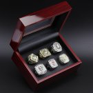 6PCS San Francisco Giants MLB world championship rings 11 size with case（1029）