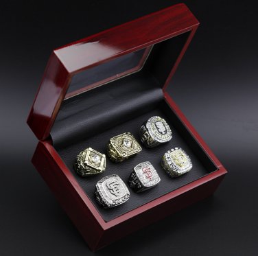 6PCS San Francisco Giants MLB world championship rings 11 size with case&iuml;&frac14;�1029&iuml;&frac14;�