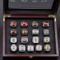 Set 17 PCS New Ohio State Buckeyes NCAA championship rings 11 size with case&iuml;&frac14;�1053&iuml;&frac14;�