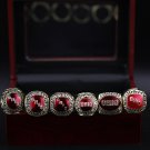 Set 6 PCS New Ohio State Buckeyes NCAA championship rings 11 size with case（1055）