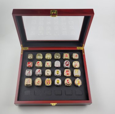 24PCS alabama crison tide NCAA championship rings 11 size with&Acirc;&nbsp;case&iuml;&frac14;�1061&iuml;&frac14;�