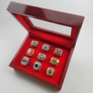 9PCS 2021 Georgia Bulldogs football NCAA championship ring 11 size with case（1062）