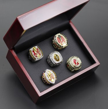 5PCS 2020 alabama crison tide NCAA championship rings 11 size with&Acirc;&nbsp;case&iuml;&frac14;�1064&iuml;&frac14;�